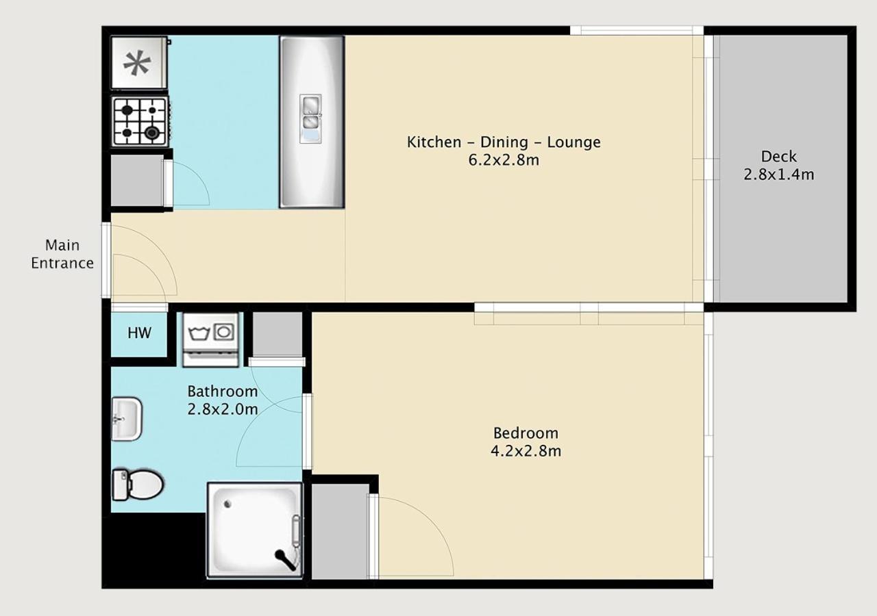 Qv Cosy In The Viaduct Apartment Auckland Ngoại thất bức ảnh